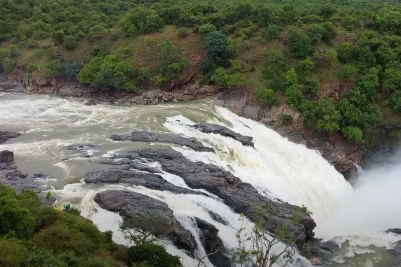 Shivanasamudra Bharachukki Waterfalls 3 Barachukki waterfall