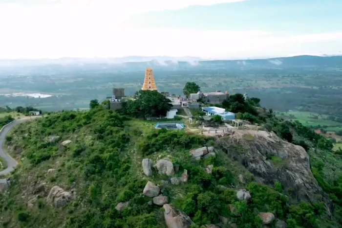 Shri Huligina Muradi Venkataramana Swamy Temple 1 Shri Huligina Muradi Venkataramana Swamy Temple Drone View 2