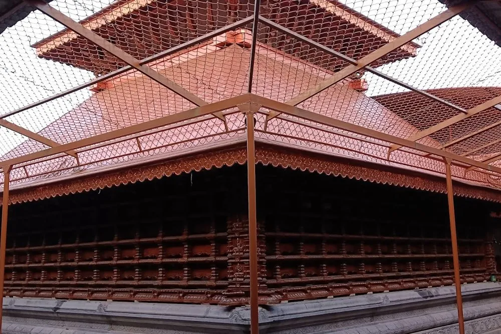 Shri Anantha Padmanabha Swami Temple Hebri 4 Shri Ananthapadmanabha Swami Temple Hebri Inside Gopura